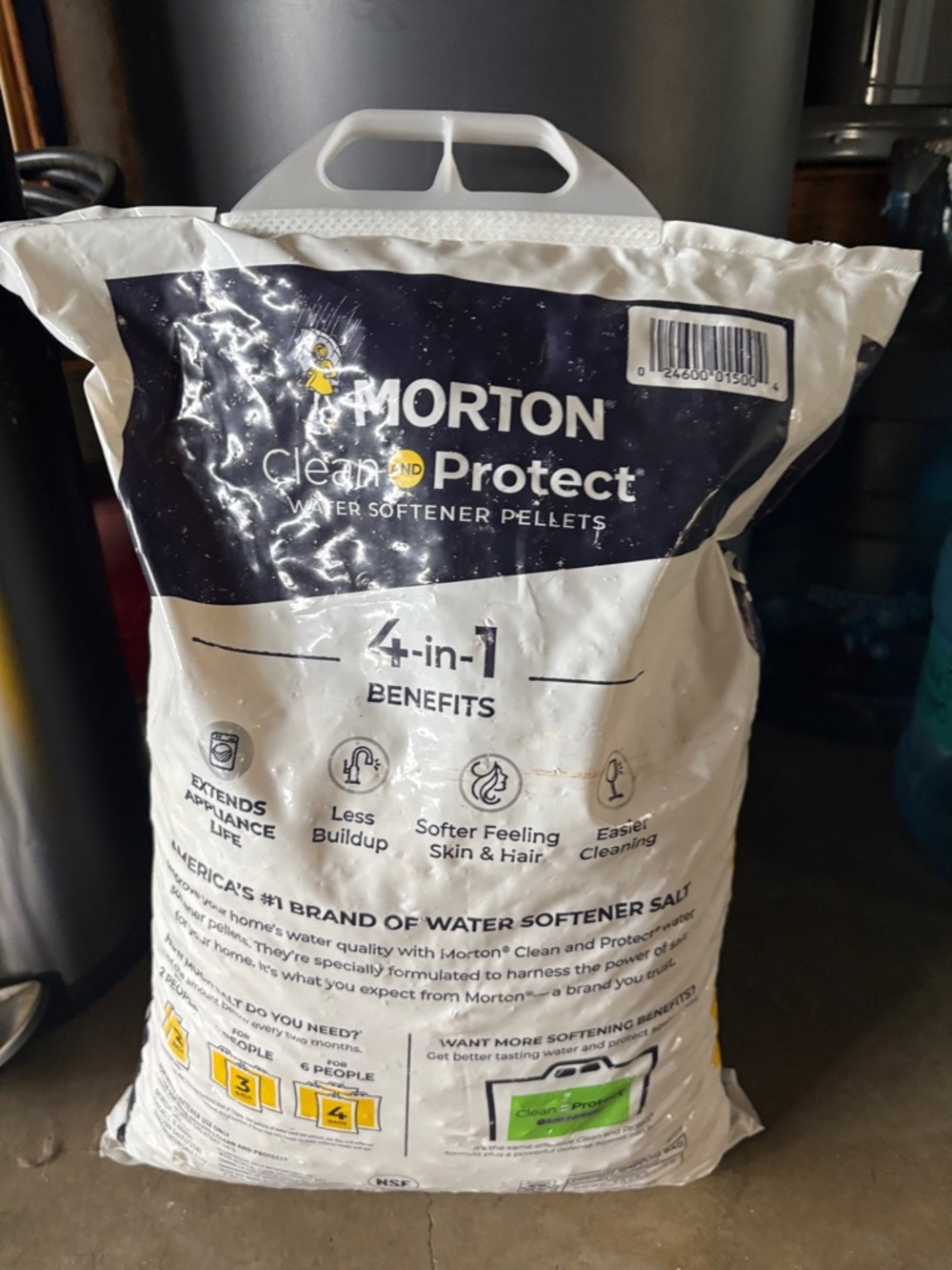 Morton Clean and Protect Water Softener Pellets - White